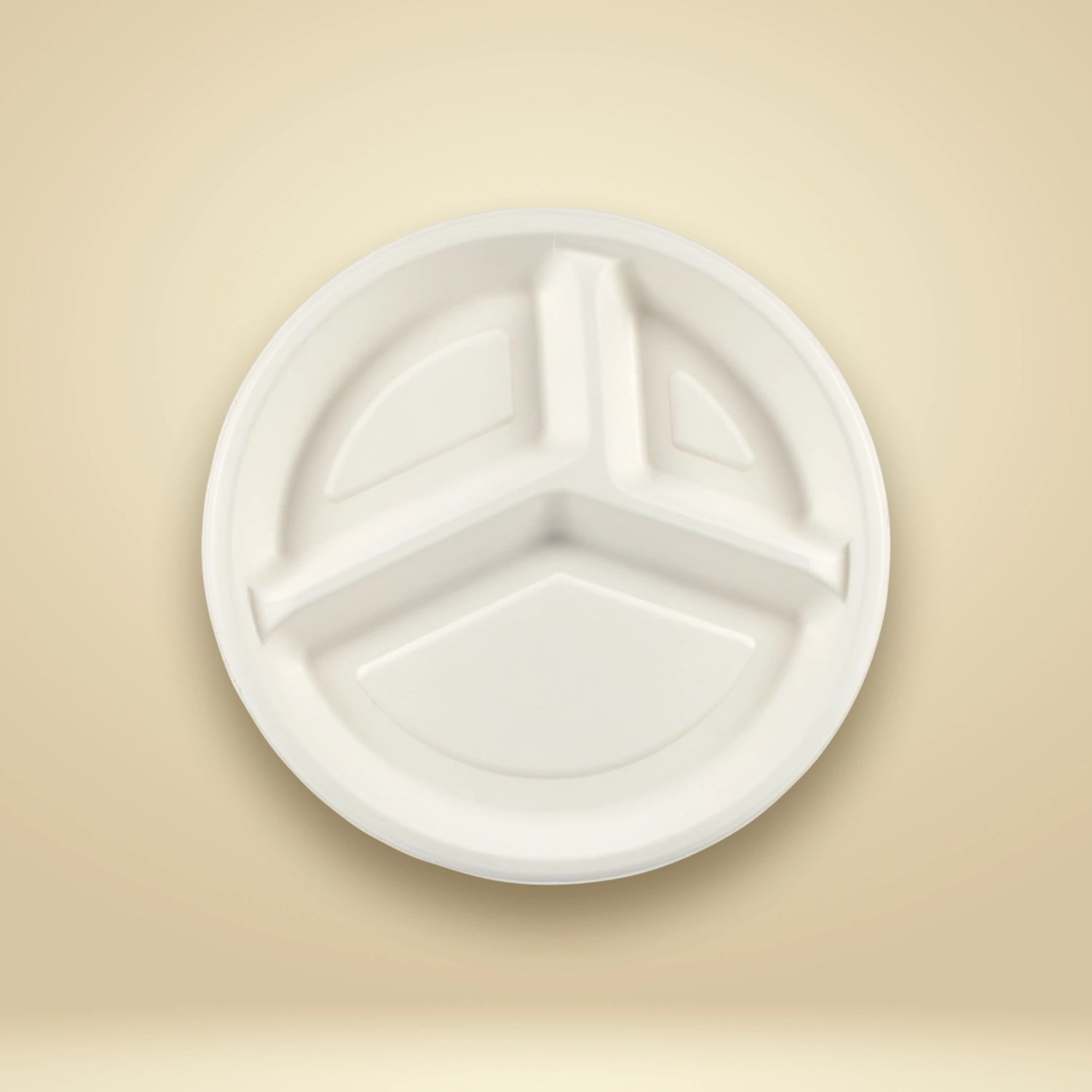 The 10" 3 Compartment Round Plate - Image 3