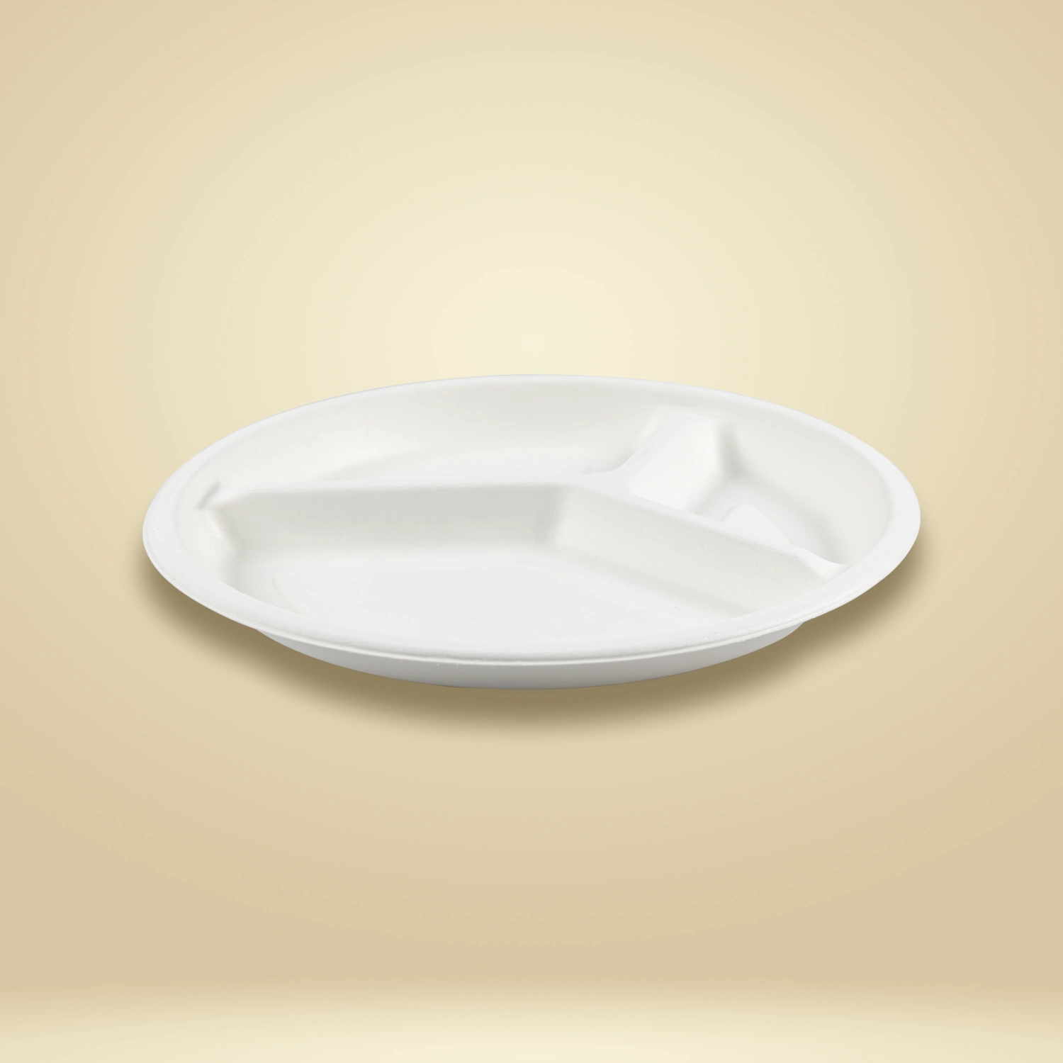 The 10" 3 Compartment Round Plate - Image 5