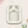 top view of sugarcane bagasse meal tray