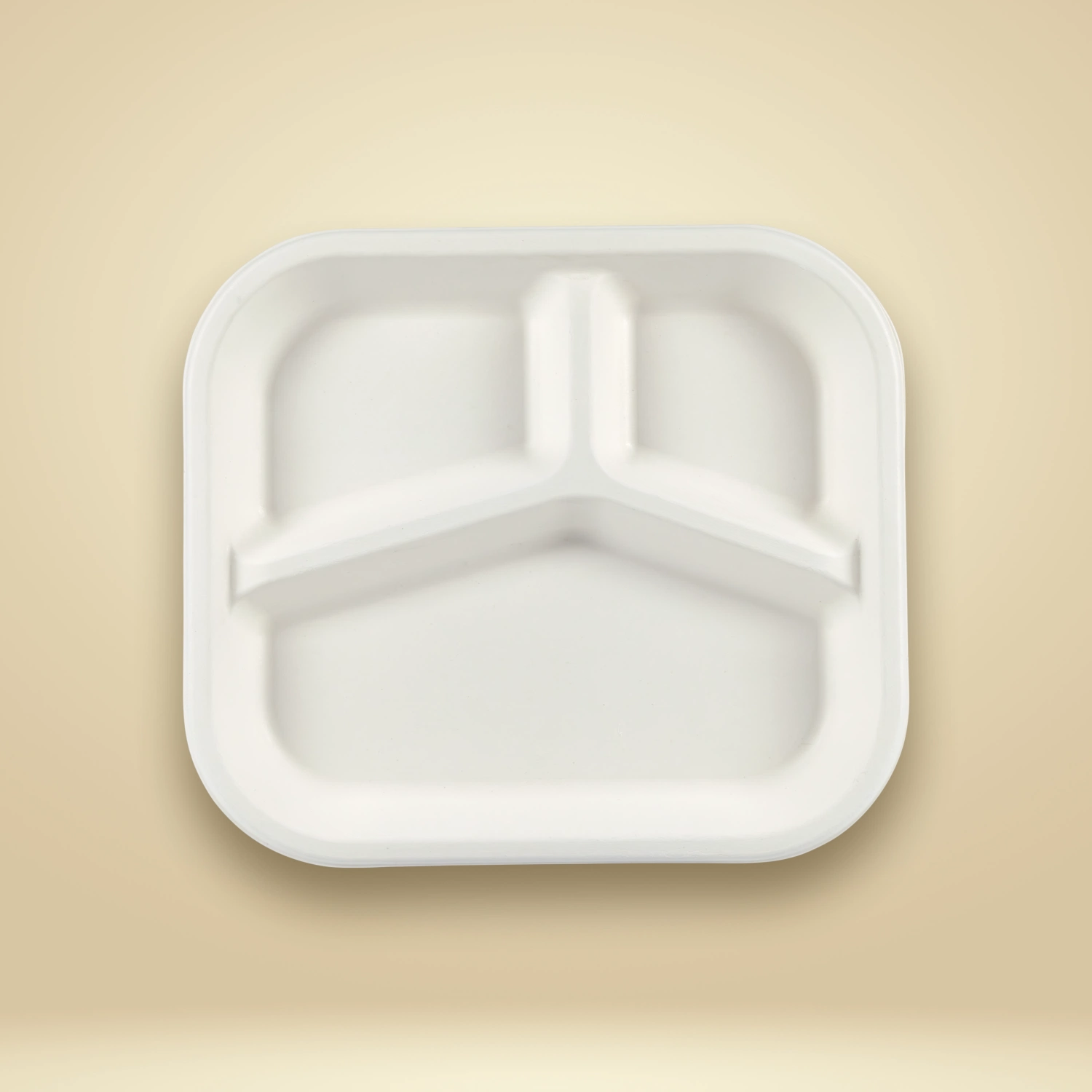 The 3 Compartment Rectangle Meal Tray - Image 3