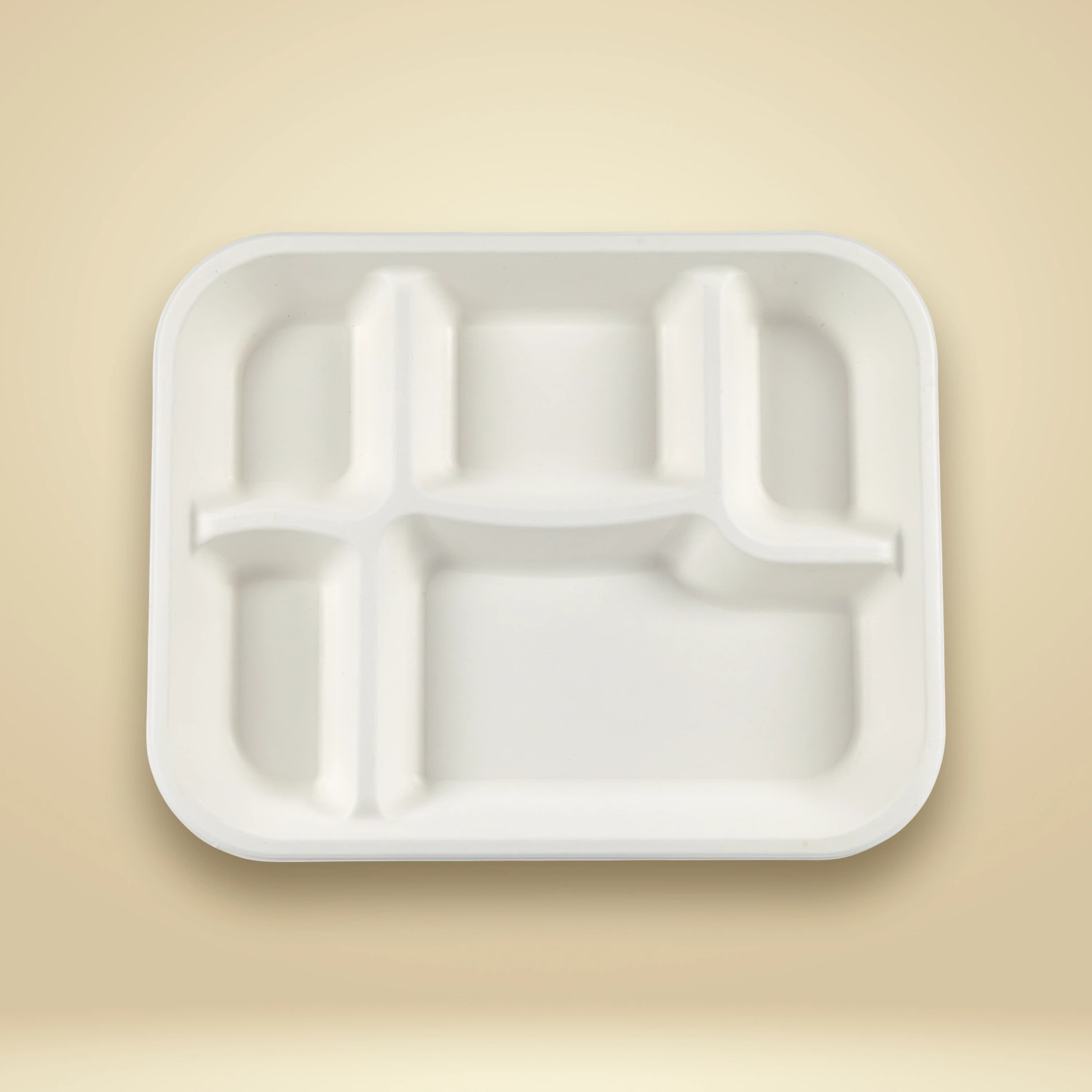 good quality disposable sugarcane bagasse meal tray